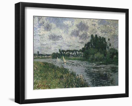 The Regatta-Henri Edmond Cross-Framed Giclee Print