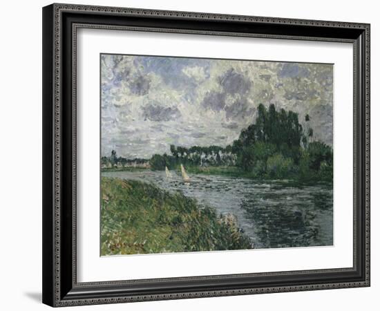 The Regatta-Henri Edmond Cross-Framed Giclee Print