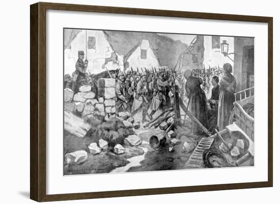 The Regiment Salutes, 1915-null-Framed Giclee Print