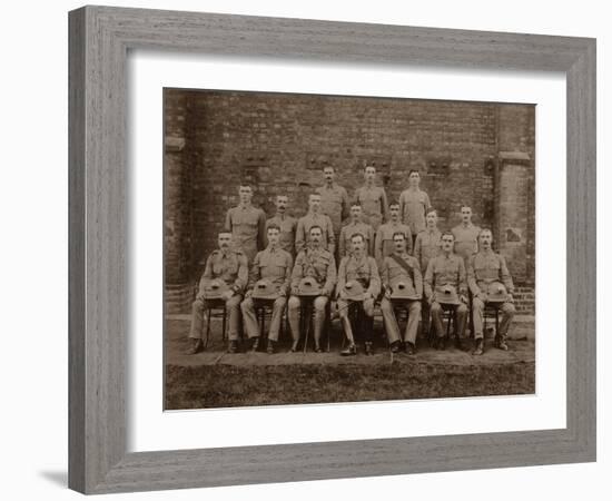 The Regimental Police of the 1st Royal Munster Fusiliers, Rangoon, Burma, 1913-null-Framed Photographic Print