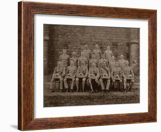 The Regimental Police of the 1st Royal Munster Fusiliers, Rangoon, Burma, 1913-null-Framed Photographic Print