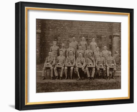 The Regimental Police of the 1st Royal Munster Fusiliers, Rangoon, Burma, 1913-null-Framed Photographic Print