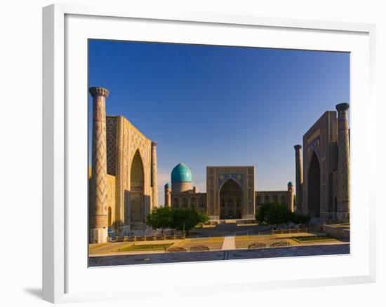 The Registan, Samarkand, Uzbekistan-Michele Falzone-Framed Photographic Print