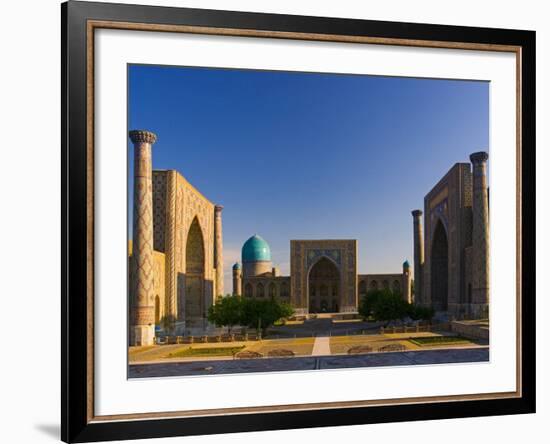The Registan, Samarkand, Uzbekistan-Michele Falzone-Framed Photographic Print