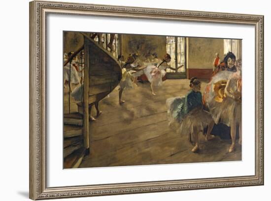 The Rehearsal, C.1877-Edgar Degas-Framed Giclee Print