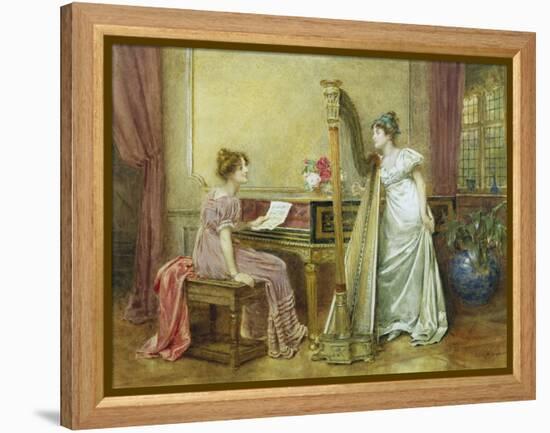 The Rehearsal-George Goodwin Kilburne-Framed Premier Image Canvas