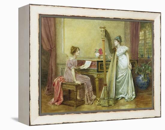 The Rehearsal-George Goodwin Kilburne-Framed Premier Image Canvas