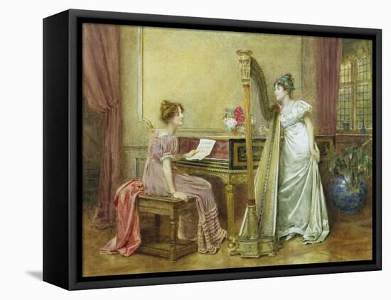 The Rehearsal-George Goodwin Kilburne-Framed Premier Image Canvas