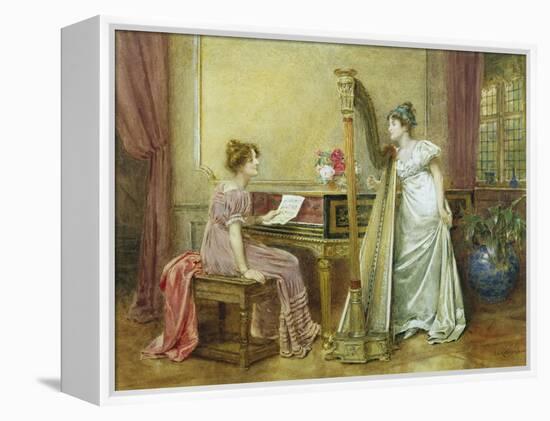 The Rehearsal-George Goodwin Kilburne-Framed Premier Image Canvas