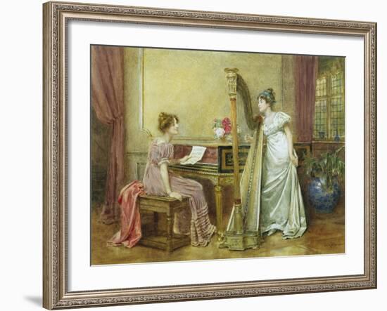 The Rehearsal-George Goodwin Kilburne-Framed Giclee Print