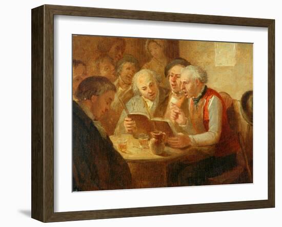 The Rehearsal-William Mulready-Framed Giclee Print