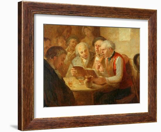 The Rehearsal-William Mulready-Framed Giclee Print