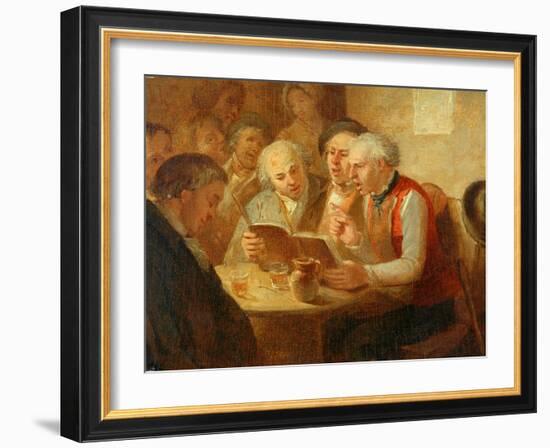 The Rehearsal-William Mulready-Framed Giclee Print