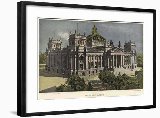 The Reichstag Building in Berlin-null-Framed Giclee Print