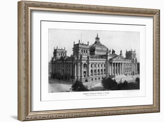 The Reichstag in the Late 19th Century, 1900-null-Framed Giclee Print