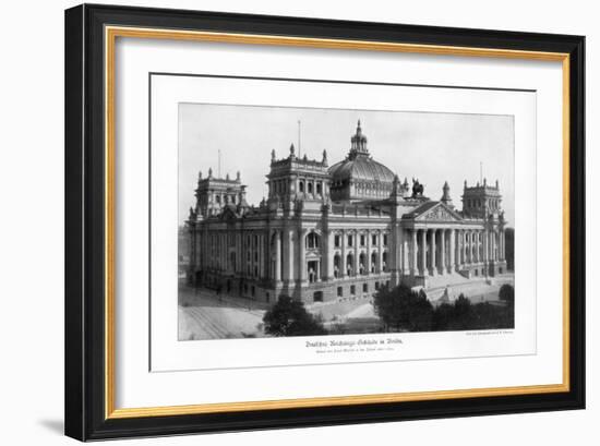 The Reichstag in the Late 19th Century, 1900-null-Framed Giclee Print