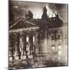 The Reichstag on fire, Berlin, Germany, 27 February 1933-Unknown-Mounted Photographic Print