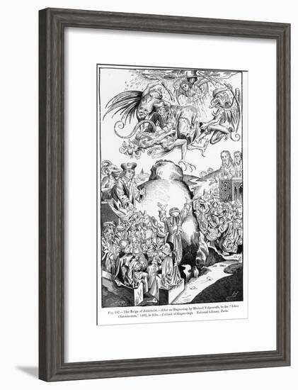 The Reign of Antichrist, from the Liber Chronicarum, Published in 1493-Michael Wolgemut Or Wolgemuth-Framed Giclee Print