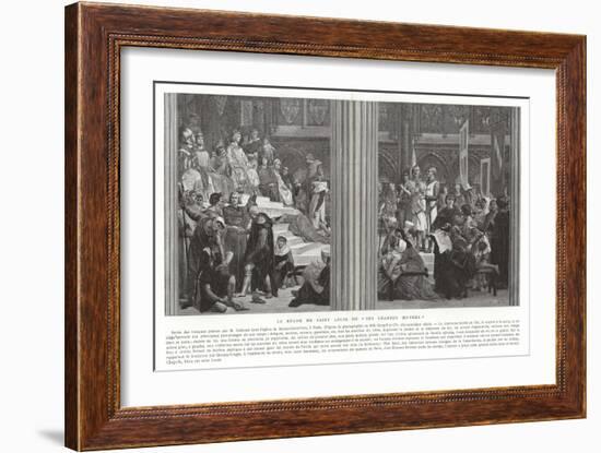 The Reign of Saint Louis, or His Great Works-Alexandre Cabanel-Framed Giclee Print