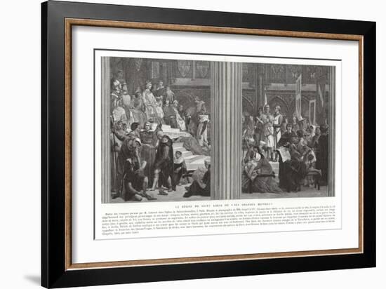 The Reign of Saint Louis, or His Great Works-Alexandre Cabanel-Framed Giclee Print