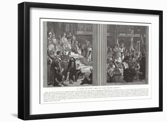 The Reign of Saint Louis, or His Great Works-Alexandre Cabanel-Framed Giclee Print