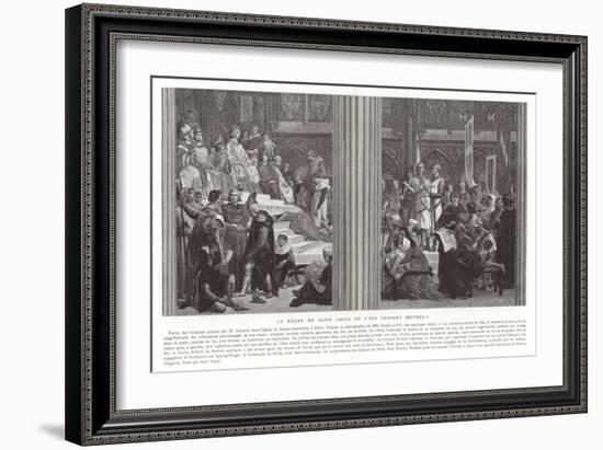 The Reign of Saint Louis, or His Great Works-Alexandre Cabanel-Framed Giclee Print