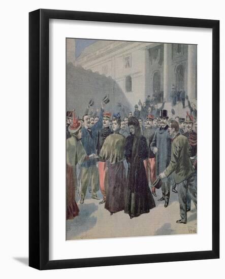 The Reinach Trial, from 'Le Petit Journal', 12th February 1899-Fortune Louis Meaulle-Framed Giclee Print