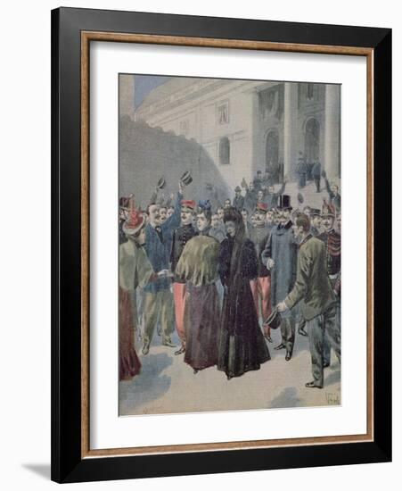 The Reinach Trial, from 'Le Petit Journal', 12th February 1899-Fortune Louis Meaulle-Framed Giclee Print