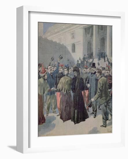 The Reinach Trial, from 'Le Petit Journal', 12th February 1899-Fortune Louis Meaulle-Framed Giclee Print