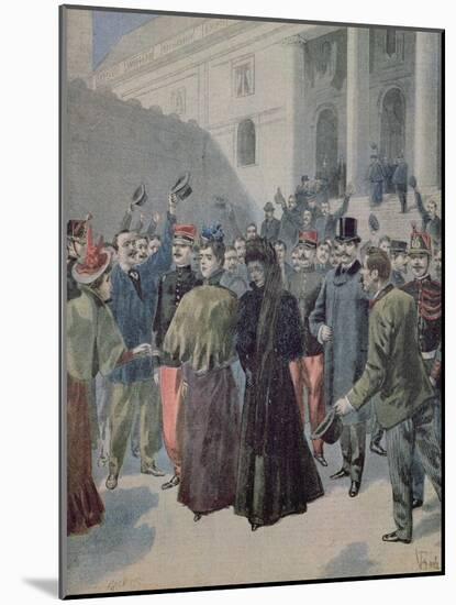 The Reinach Trial, from 'Le Petit Journal', 12th February 1899-Fortune Louis Meaulle-Mounted Giclee Print