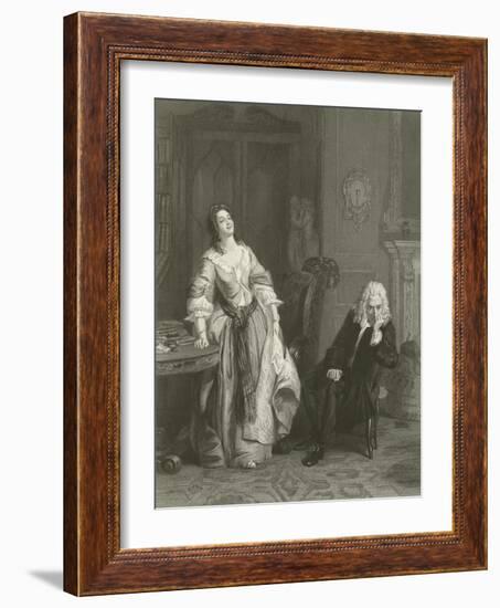 The Rejected Poet-William Powell Frith-Framed Giclee Print