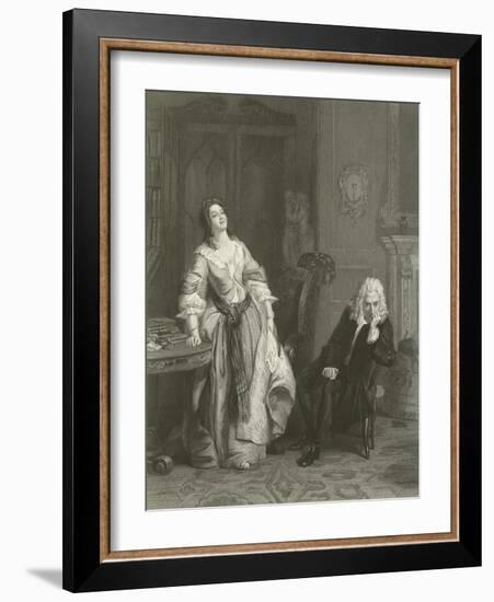 The Rejected Poet-William Powell Frith-Framed Giclee Print