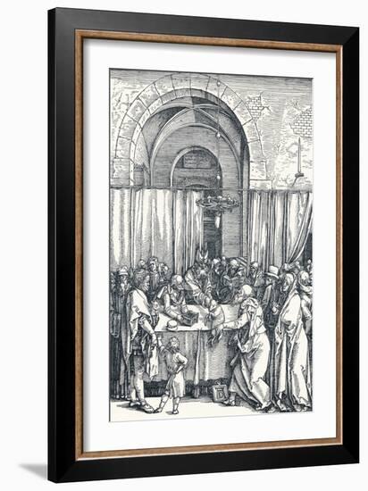 The Rejection of Joachims Offering, 1506-Albrecht Dürer-Framed Giclee Print