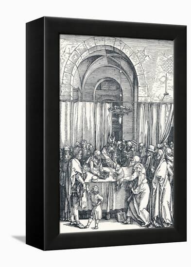 The Rejection of Joachims Offering, 1506-Albrecht Dürer-Framed Premier Image Canvas