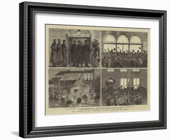 The Release of the Suspects, Popular Rejoicings in Dublin-null-Framed Giclee Print