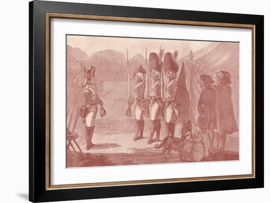 'The Relief (1781)', 1781 (1909)-William Dickinson-Framed Giclee Print