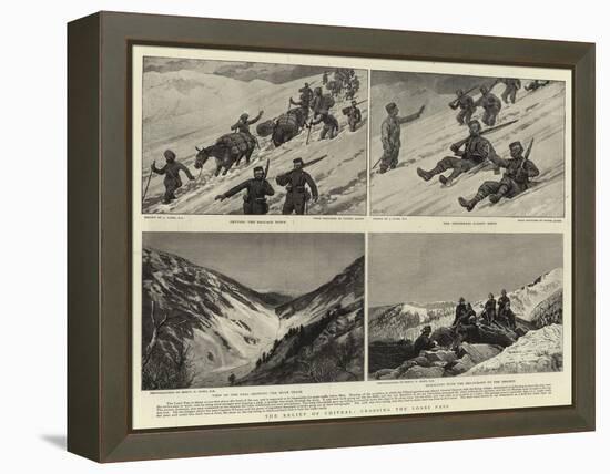 The Relief of Chitral, Crossing the Loari Pass-Joseph Nash-Framed Premier Image Canvas