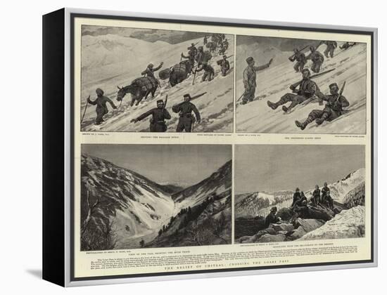 The Relief of Chitral, Crossing the Loari Pass-Joseph Nash-Framed Premier Image Canvas
