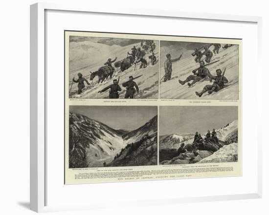 The Relief of Chitral, Crossing the Loari Pass-Joseph Nash-Framed Giclee Print