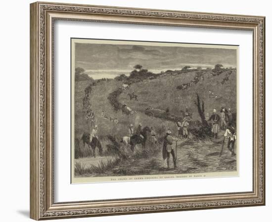 The Relief of Ekowe, Breaking Up Laager, Morning of 30 March-John Charles Dollman-Framed Giclee Print