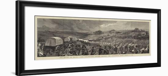 The Relief of Ekowe, Lord Chelmsford's Column Crossing the Amantikulu River, 31 March 1879-Joseph Nash-Framed Giclee Print