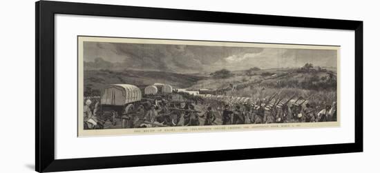 The Relief of Ekowe, Lord Chelmsford's Column Crossing the Amantikulu River, 31 March 1879-Joseph Nash-Framed Giclee Print