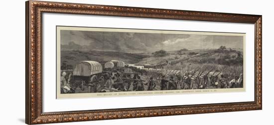 The Relief of Ekowe, Lord Chelmsford's Column Crossing the Amantikulu River, 31 March 1879-Joseph Nash-Framed Giclee Print