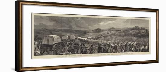 The Relief of Ekowe, Lord Chelmsford's Column Crossing the Amantikulu River, 31 March 1879-Joseph Nash-Framed Giclee Print