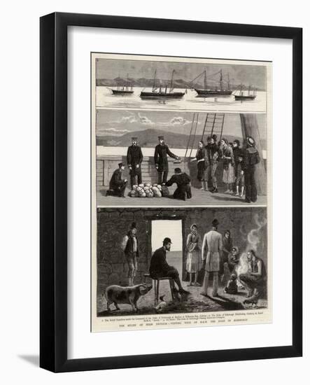 The Relief of Irish Distress, Visiting Tour of Hrh the Duke of Edinburgh-John Charles Dollman-Framed Giclee Print