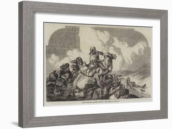 The Relief of Lucknow-null-Framed Giclee Print