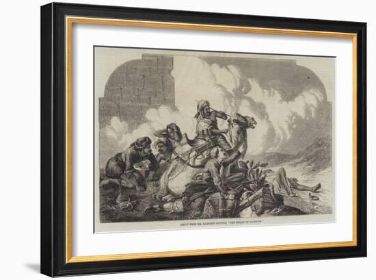 The Relief of Lucknow-null-Framed Giclee Print