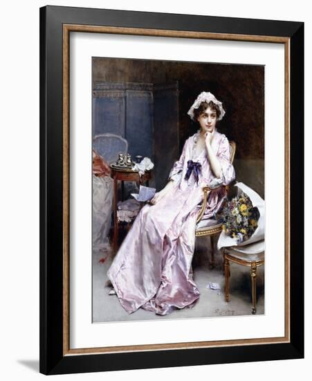 The Reluctant Mistress (Oil on Canvas)-Raimundo De Madrazo Y Garreta-Framed Giclee Print