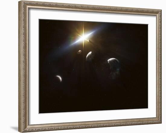 The Remains of a Shattered Earth Several Years After An Apocalyptic Event-Stocktrek Images-Framed Photographic Print