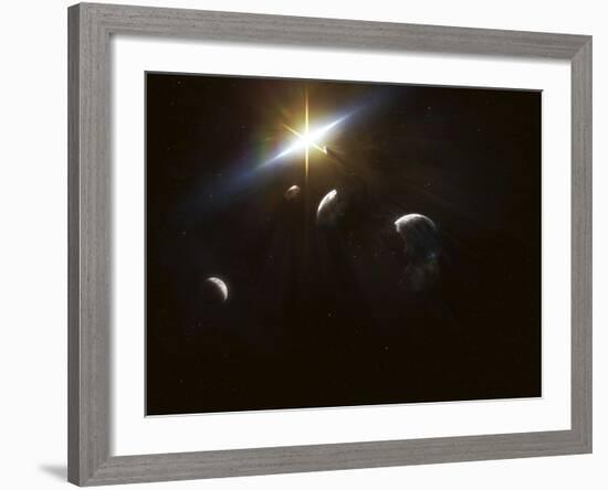 The Remains of a Shattered Earth Several Years After An Apocalyptic Event-Stocktrek Images-Framed Photographic Print